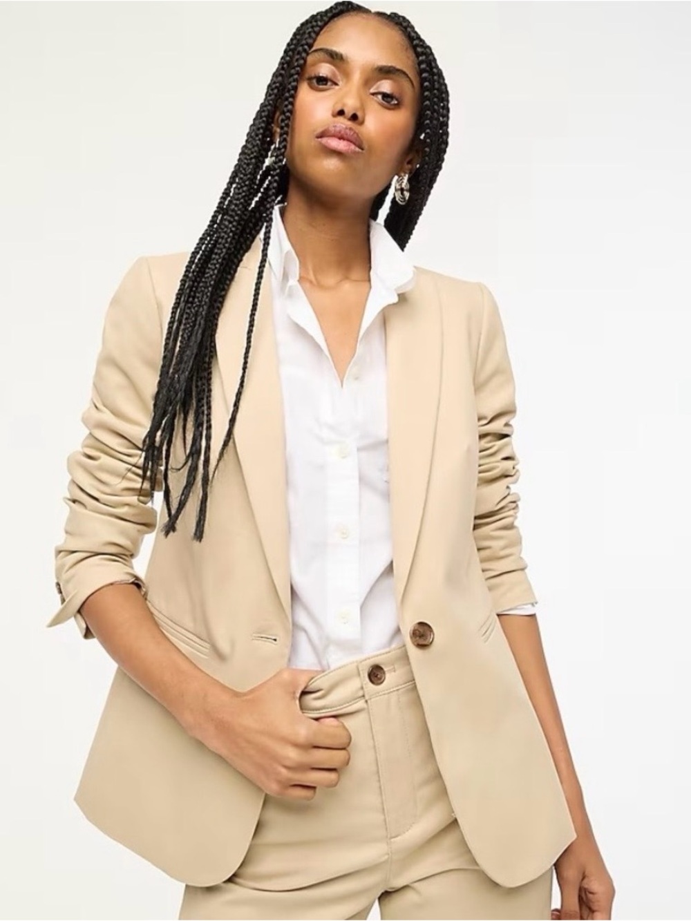 J. Crew Girlfriend Chino Blazer